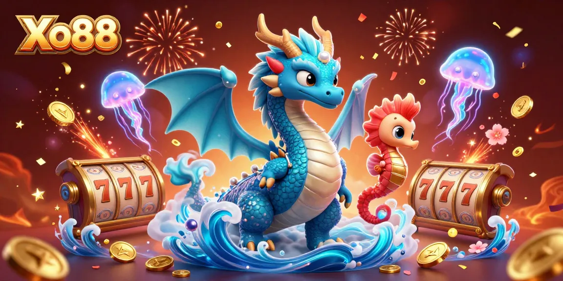 Xo88 unleashes vibrant gameplay with exciting slot reels and enchanting underwater characters.