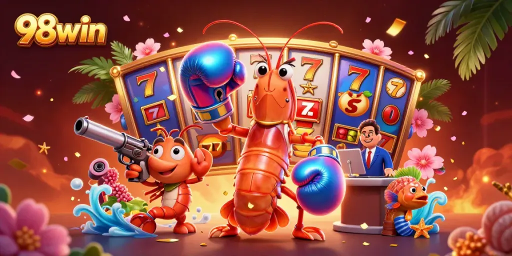 Engage in thrilling gameplay at 98win with vibrant slot machines and dynamic casino elements.