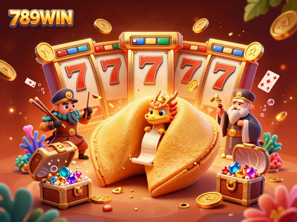 Experience thrilling slots and jackpots at 789WIN with vibrant gaming scenes and rich rewards.
