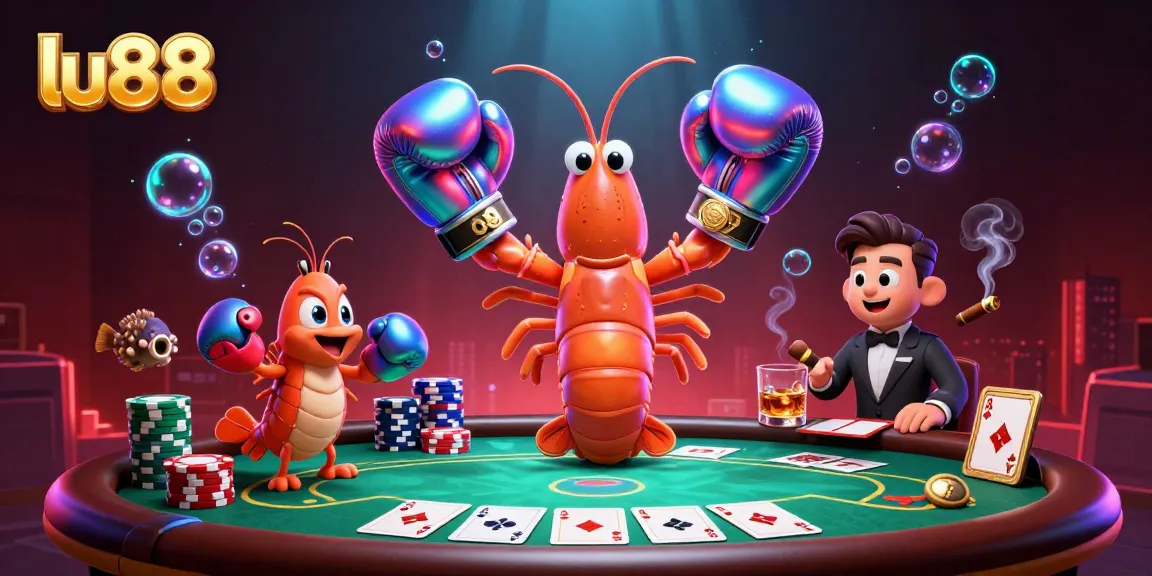 Join the exciting poker action at lu88 with vibrant characters and rich gameplay elements.