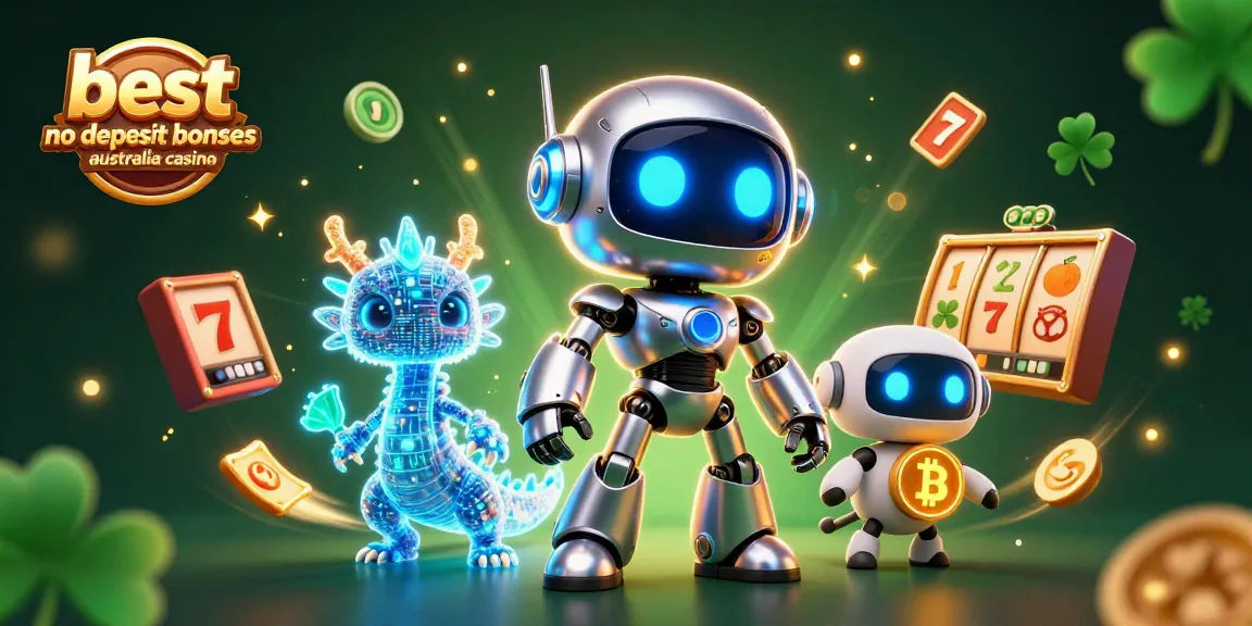 Experience the excitement with best no deposit bonuses australia casino showcased in a vibrant 3D illustration.