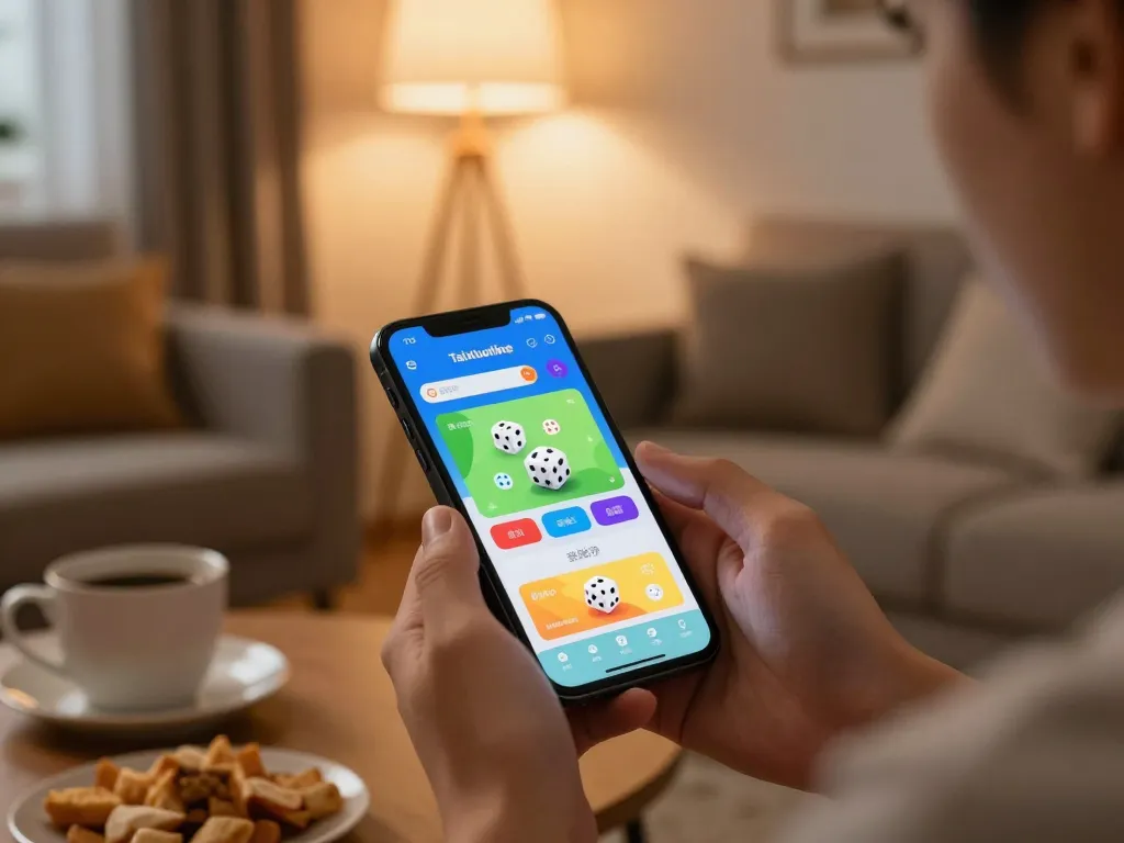 Engaging with the taixiuonline app for dice betting in a cozy home setup