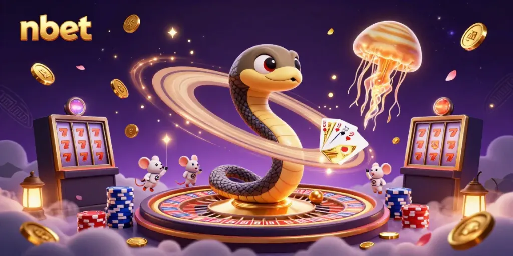 Place bets on nbet's cosmic roulette with astronauts and a jellyfish dealer.